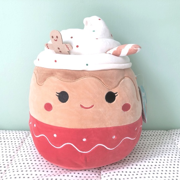 SOLD Ginger Rare Special Edition Gingerbread Latte Christmas Squishmallow 11” - Picture 1 of 9